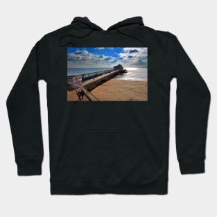 Bournemouth Pier And Beach Dorset England Hoodie